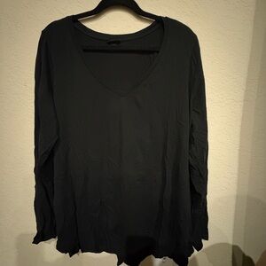 Torrid Black V-Neck Top